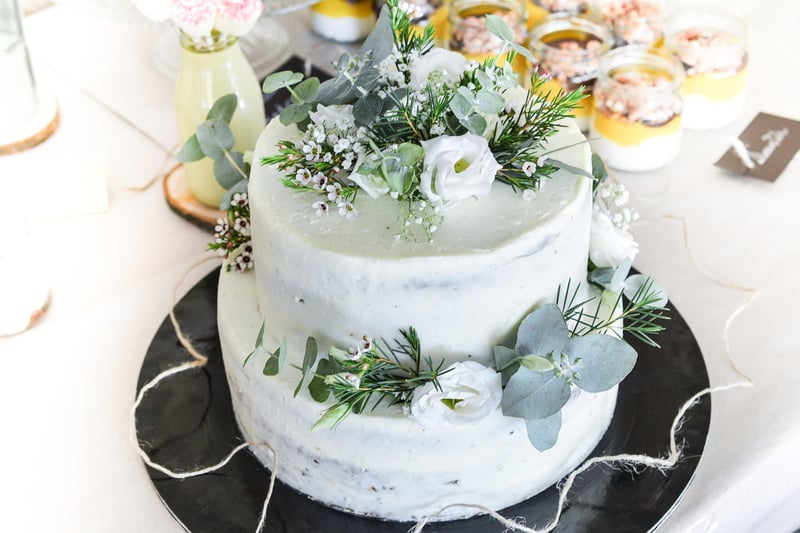 Moonlit Marvel Wedding Cake